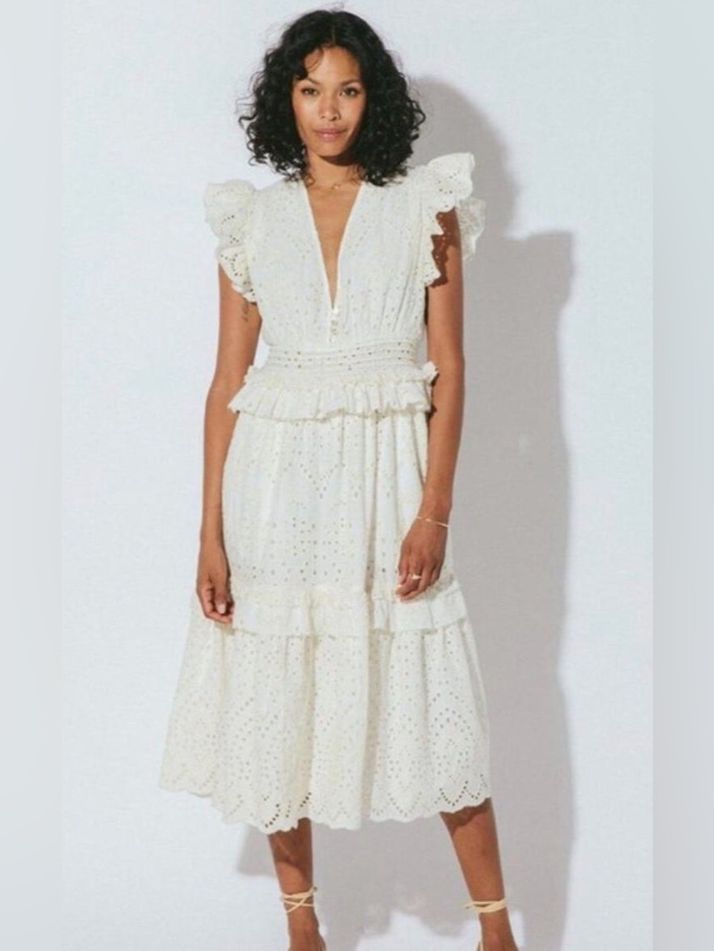 Cleobella Cherie organic cotton Midi Dress-NWT - Picture 4 of 14